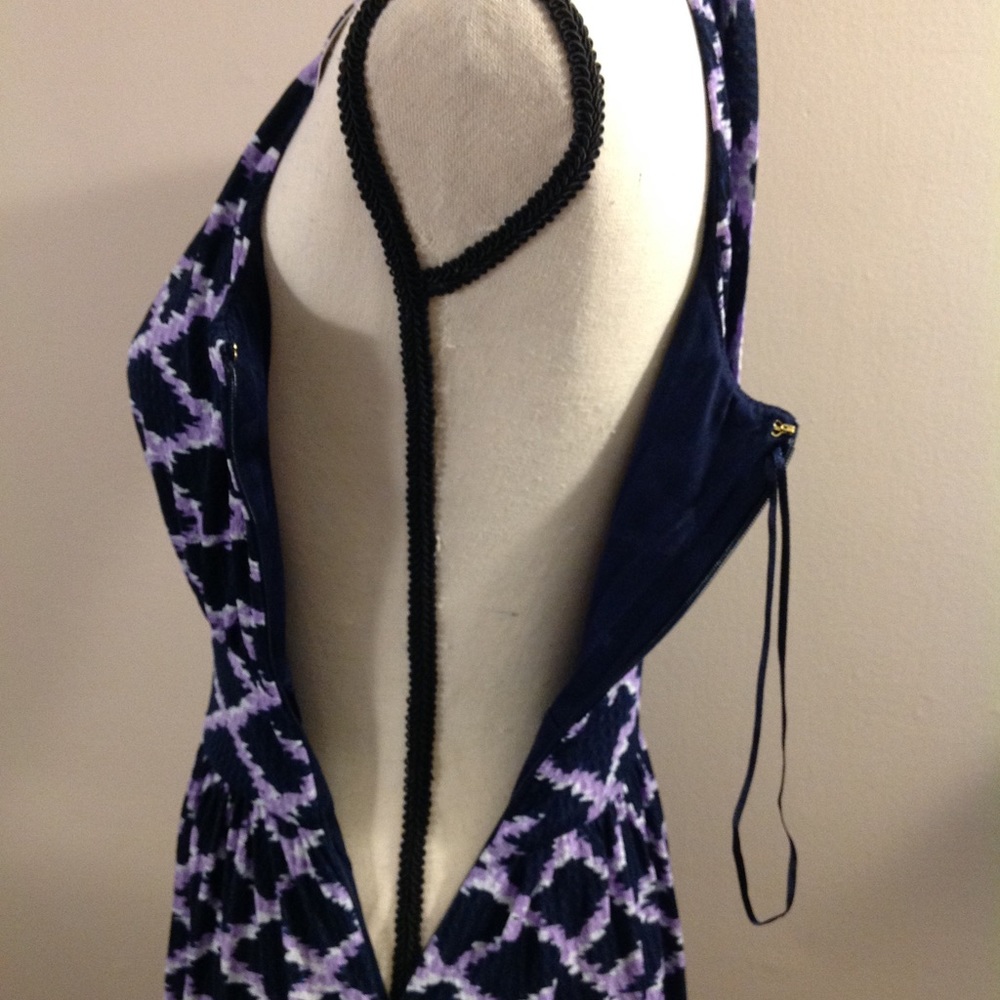 MICHAEL MK Ruffled-Hem purple Dress_P/XS - Picture 5 of 8
